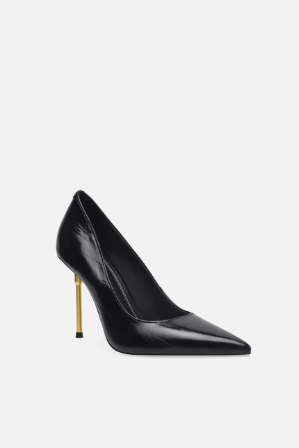 Social leather high heels